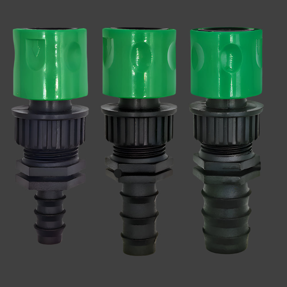 3/4'' Quick Connector Nipple Barb Adapter for 16mm 20mm Hose