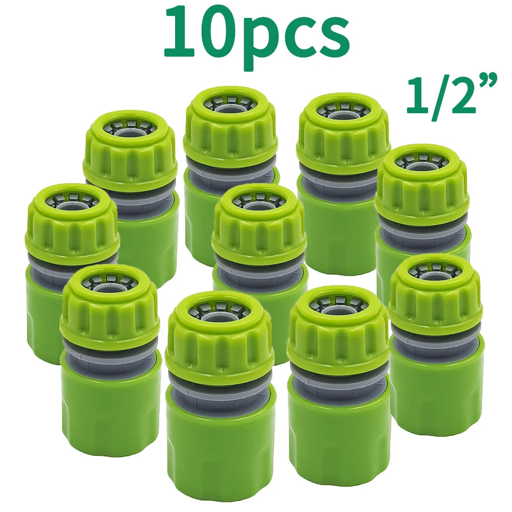 10PCS 1/2 Inch 16mm Hose Garden Tap Connector Quick Connect Adapter