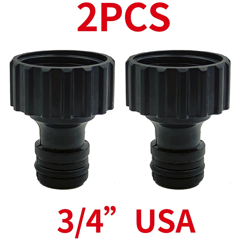 Quick Connector Nipple 3/4" Male Threaded Hose Adapter Drip Irrigation