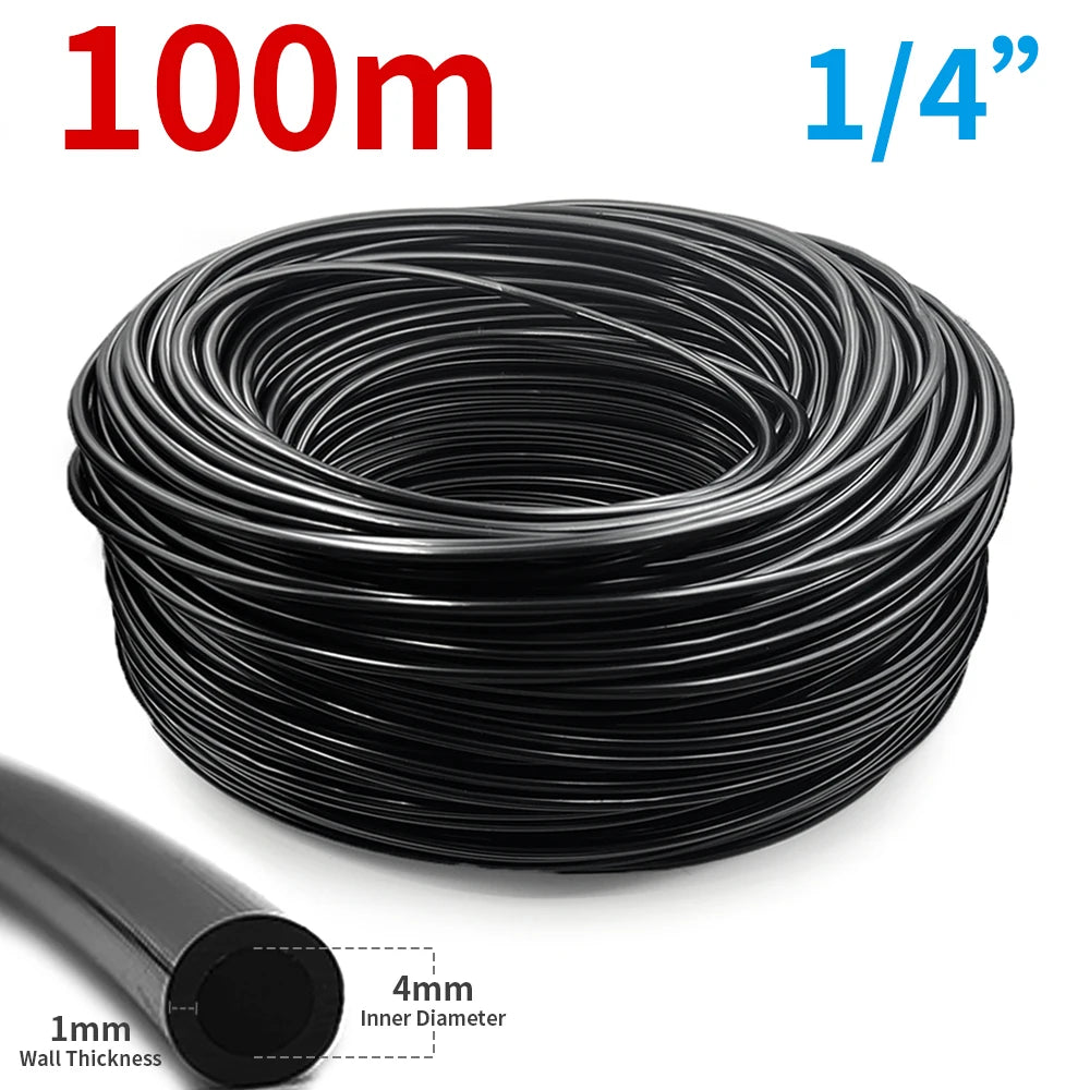 5-100m Garden Watering Hose 4/7mm PVC Micro Irrigation Pipe