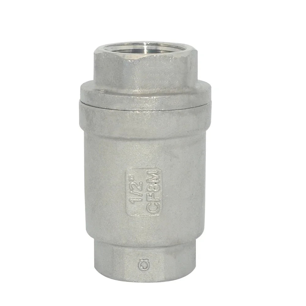 304 Stainless Steel Vertical Check Valve One-Way Valve for Water Pump