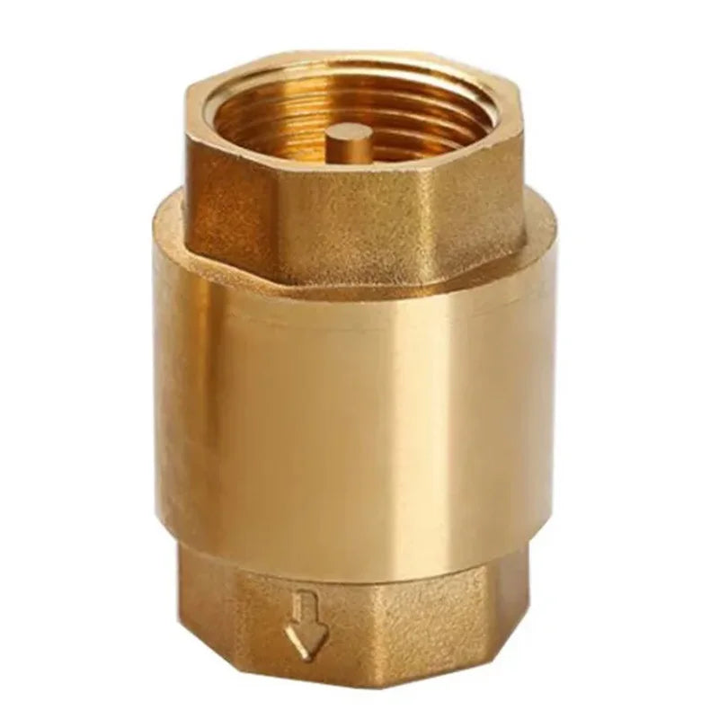 1/2" 3/4" 1-1/2" NPT Brass In-Line Spring Check Valve Anti Backflow